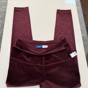 Old Navy Velvet Maternity Leggings